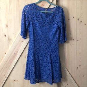 Free People 3/4 Sleeve Lace Dress